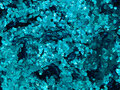 Blauwe biologisch afbreekbare glitters